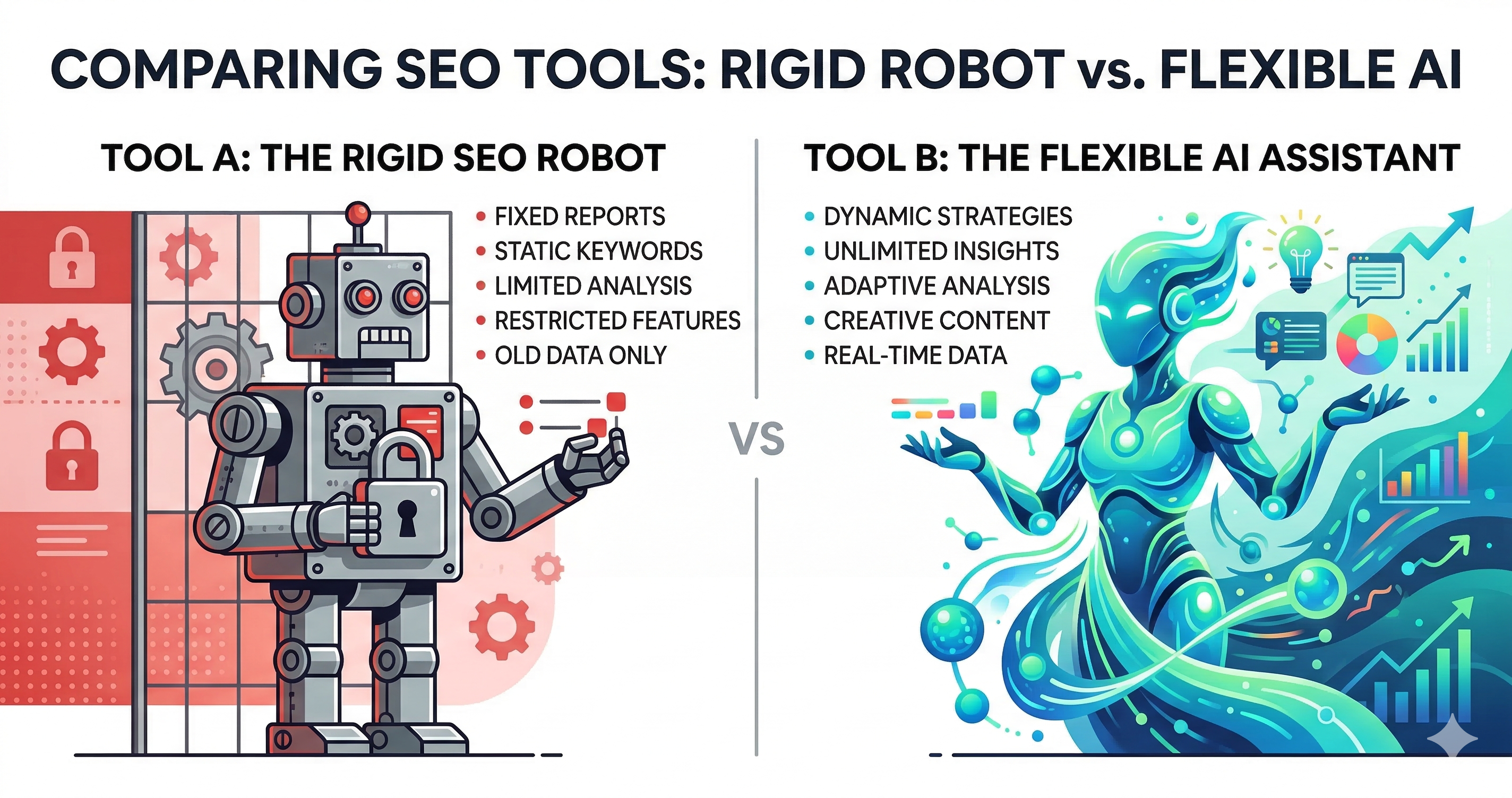 Comparison between Outrank.so and Dooza Ranky for SEO content creation showing feature differences